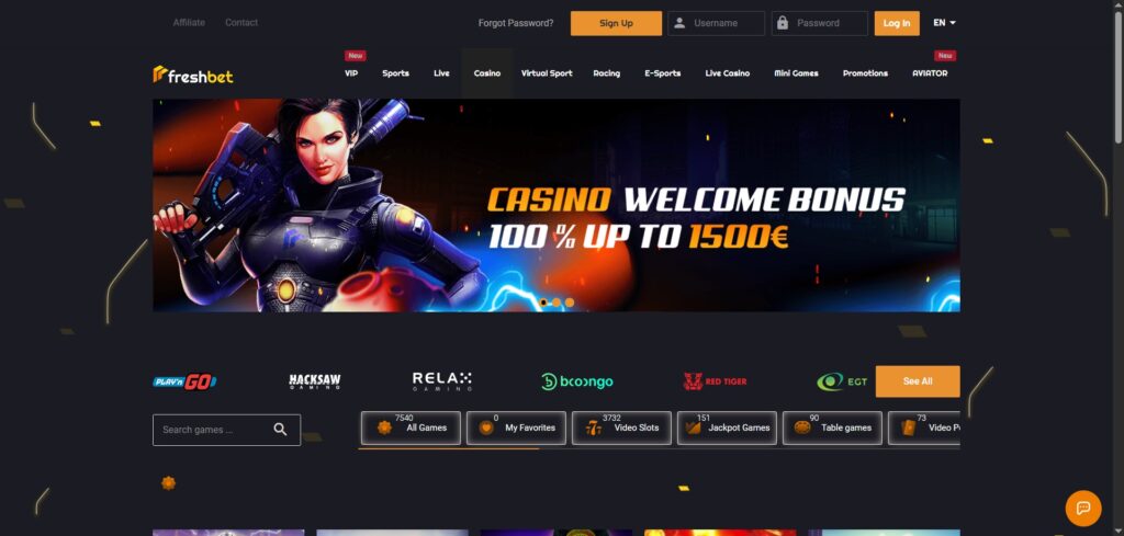 Explore Freshbet Casino
