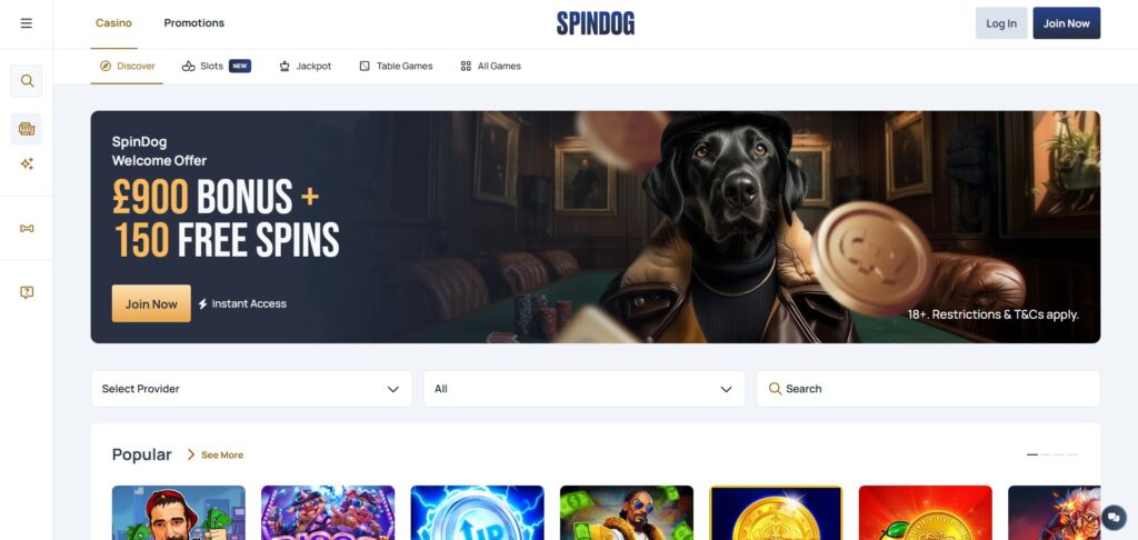 Explore SpinDog Casino