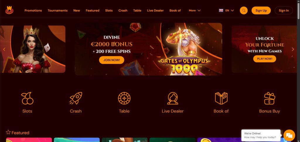Explore Spins Castle Casino