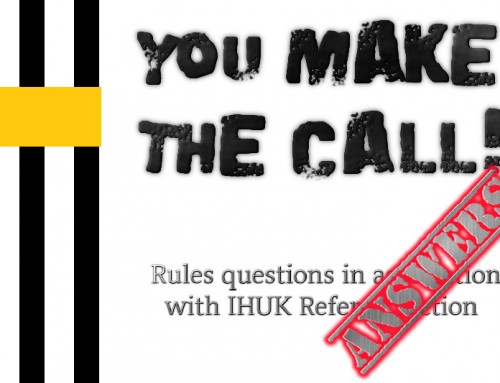 RULES: You Make The Call! – week one answers