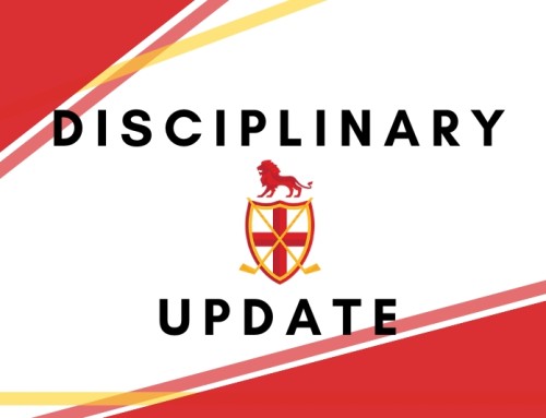 NIHL: Discipline updates