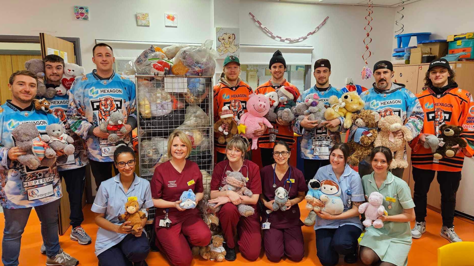 Telford Tigers’ annual Teddy Toss a heart-warming success